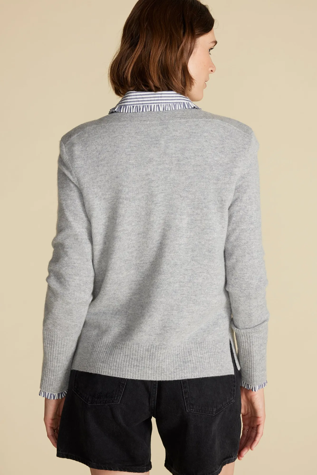 Amour Vert Nadia Cashmere Sweater- Sweaters & Cardigans