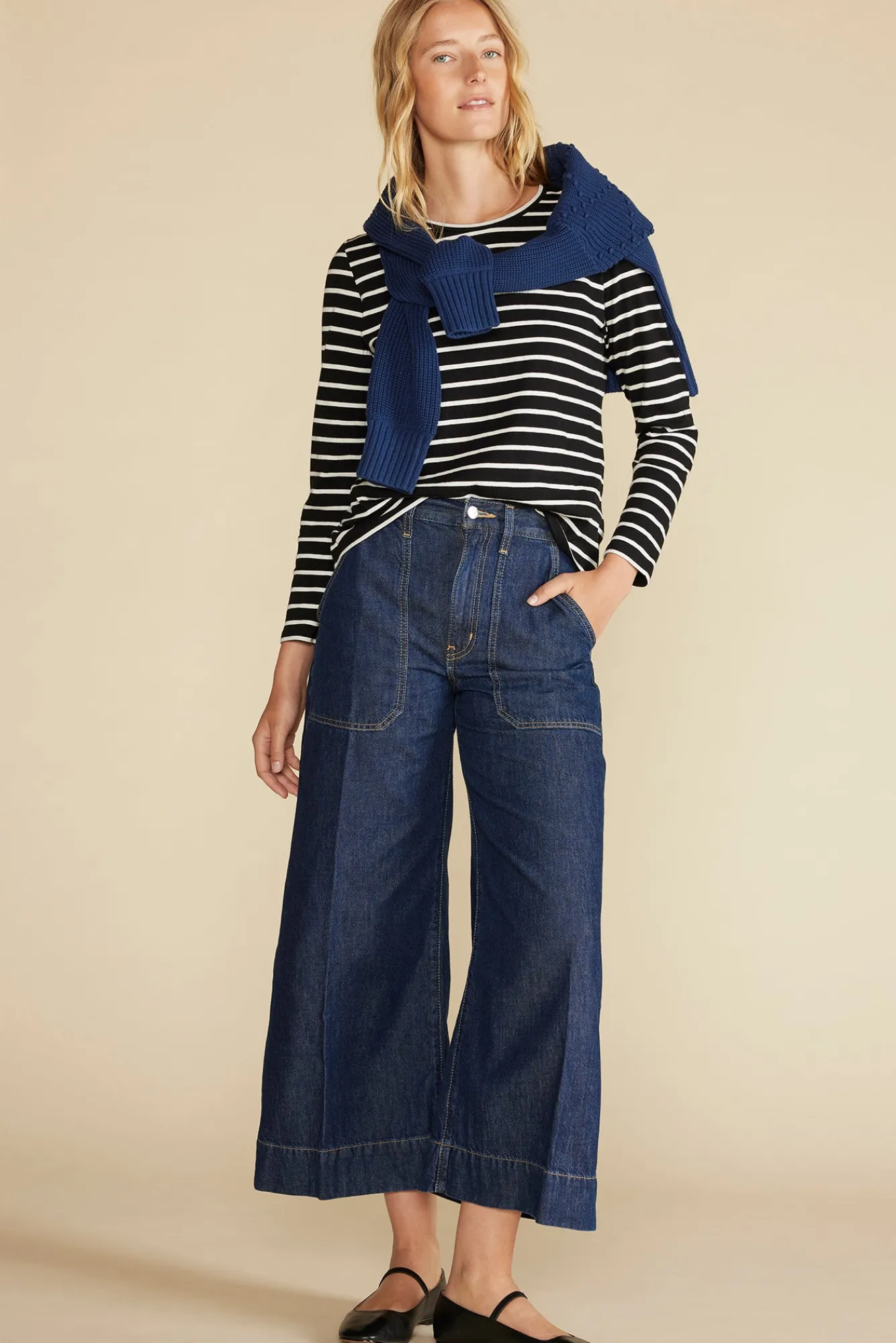 Amour Vert Berkeley Long Sleeve Tee- Tops|Tees