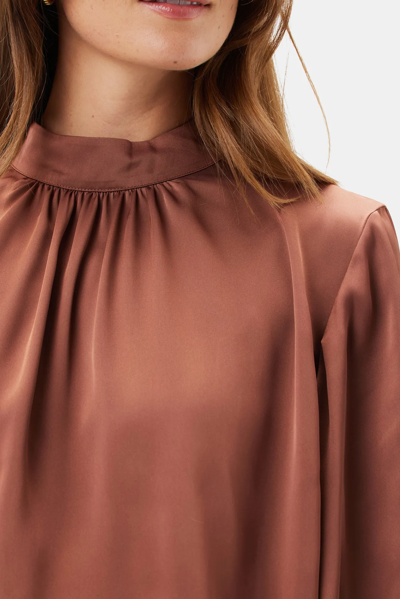 Amour Vert Jeanne 3/4 Sleeve Blouse- Tops|Clearance