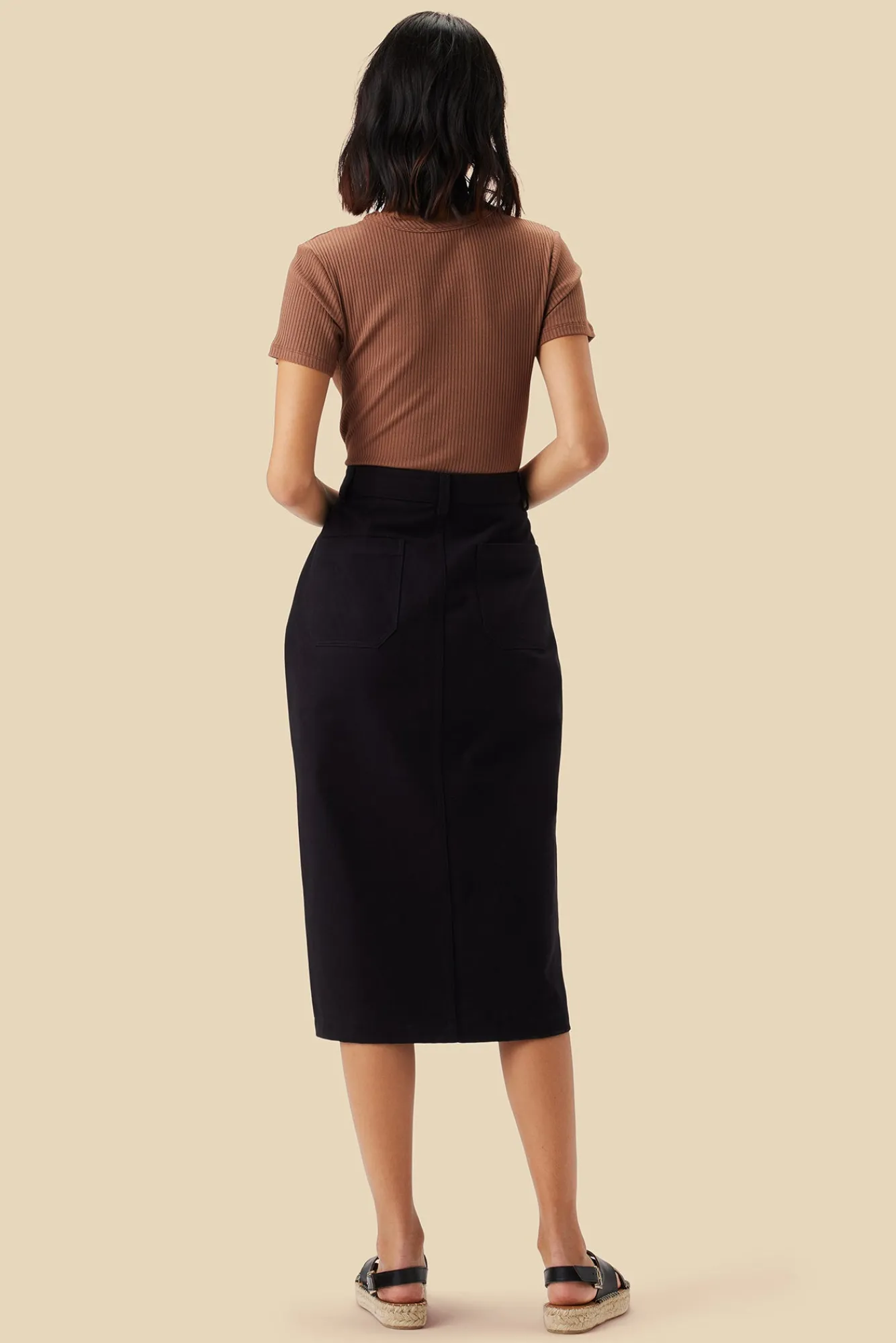 Amour Vert Lina Organic Cotton Skirt- Skirts|Clearance