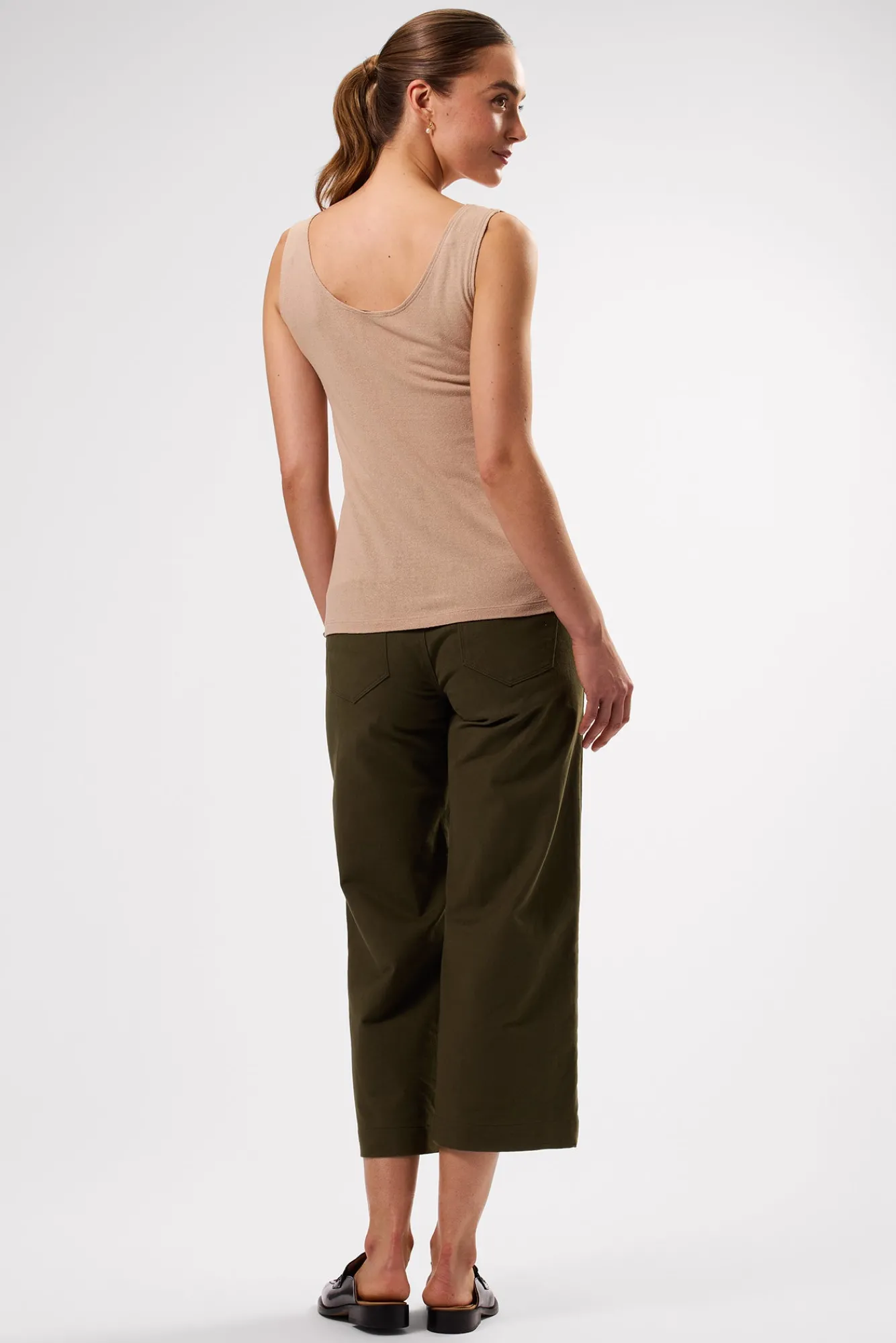 Amour Vert Clarisse Silk Knit Tank- Tops|Clearance