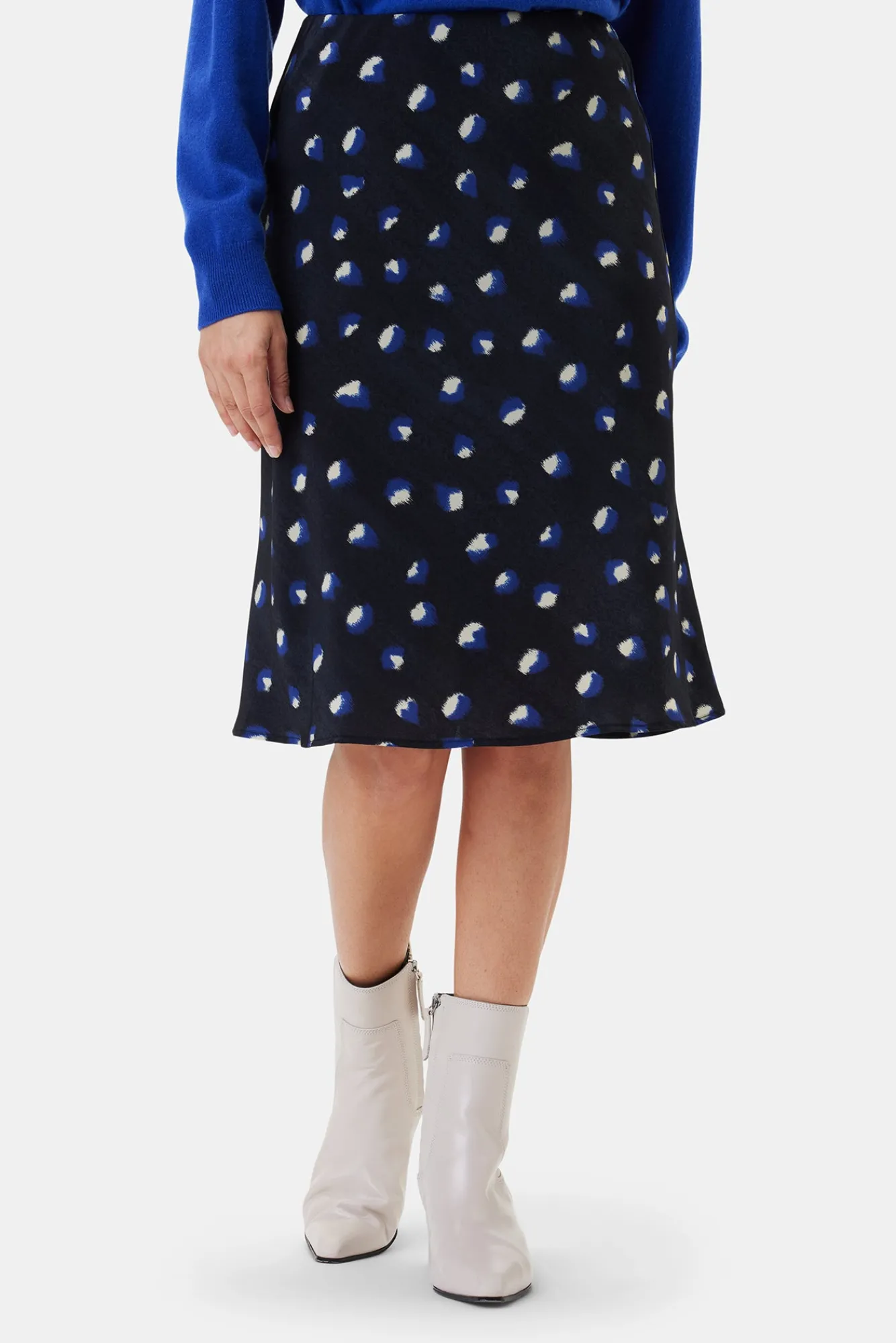 Amour Vert Eve Washable Silk Skirt- Skirts|Clearance