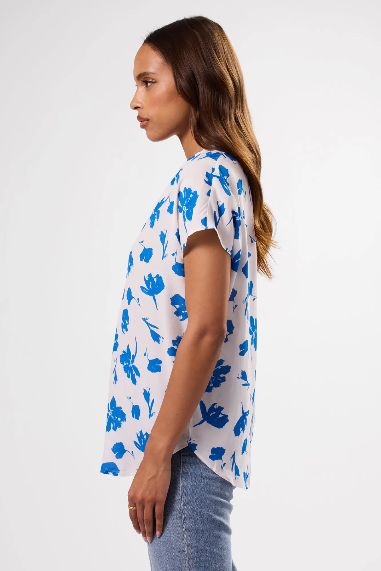 Amour Vert Renata Crepe Blouse- Tops|Clearance