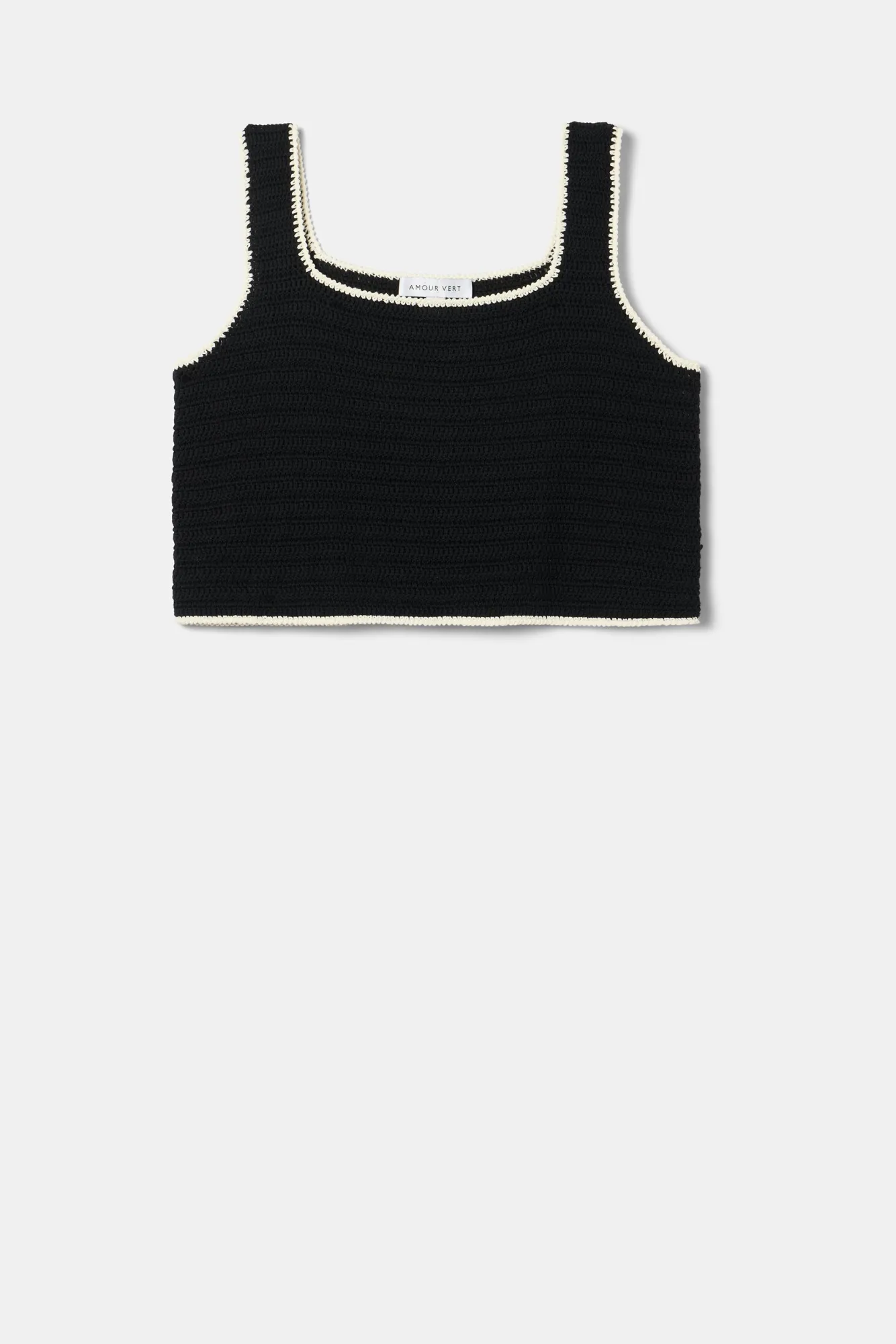 Amour Vert Antibes Crochet Tank- Tops|Clearance