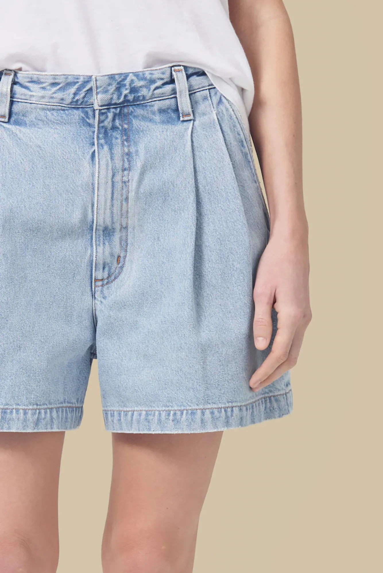 Amour Vert AGOLDE Becker Denim Short- Shorts|Clearance