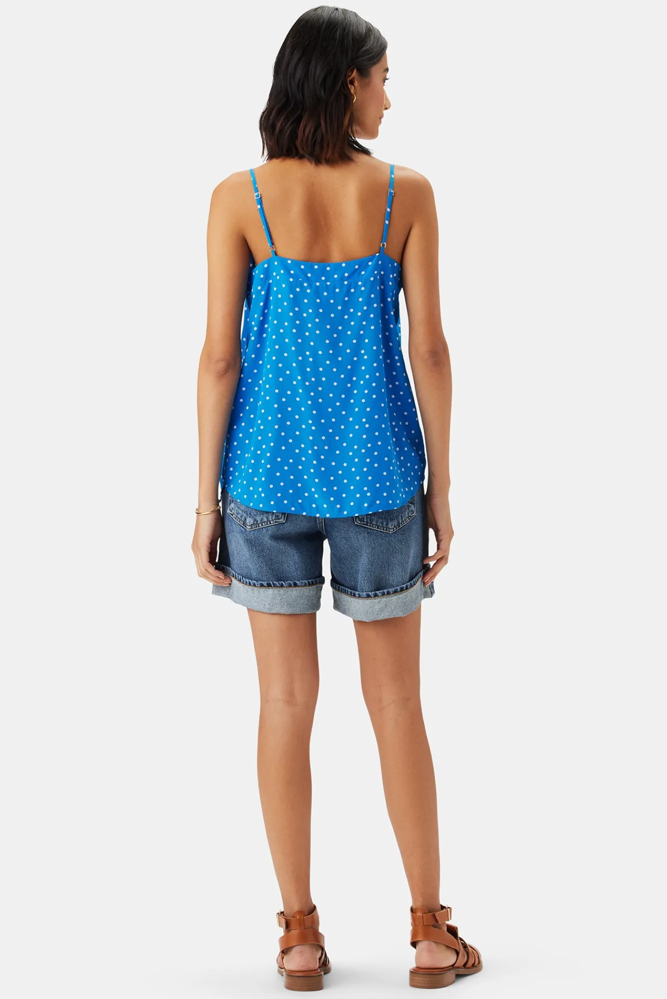 Amour Vert Barlow Washable Silk Tank- Tops|Clearance