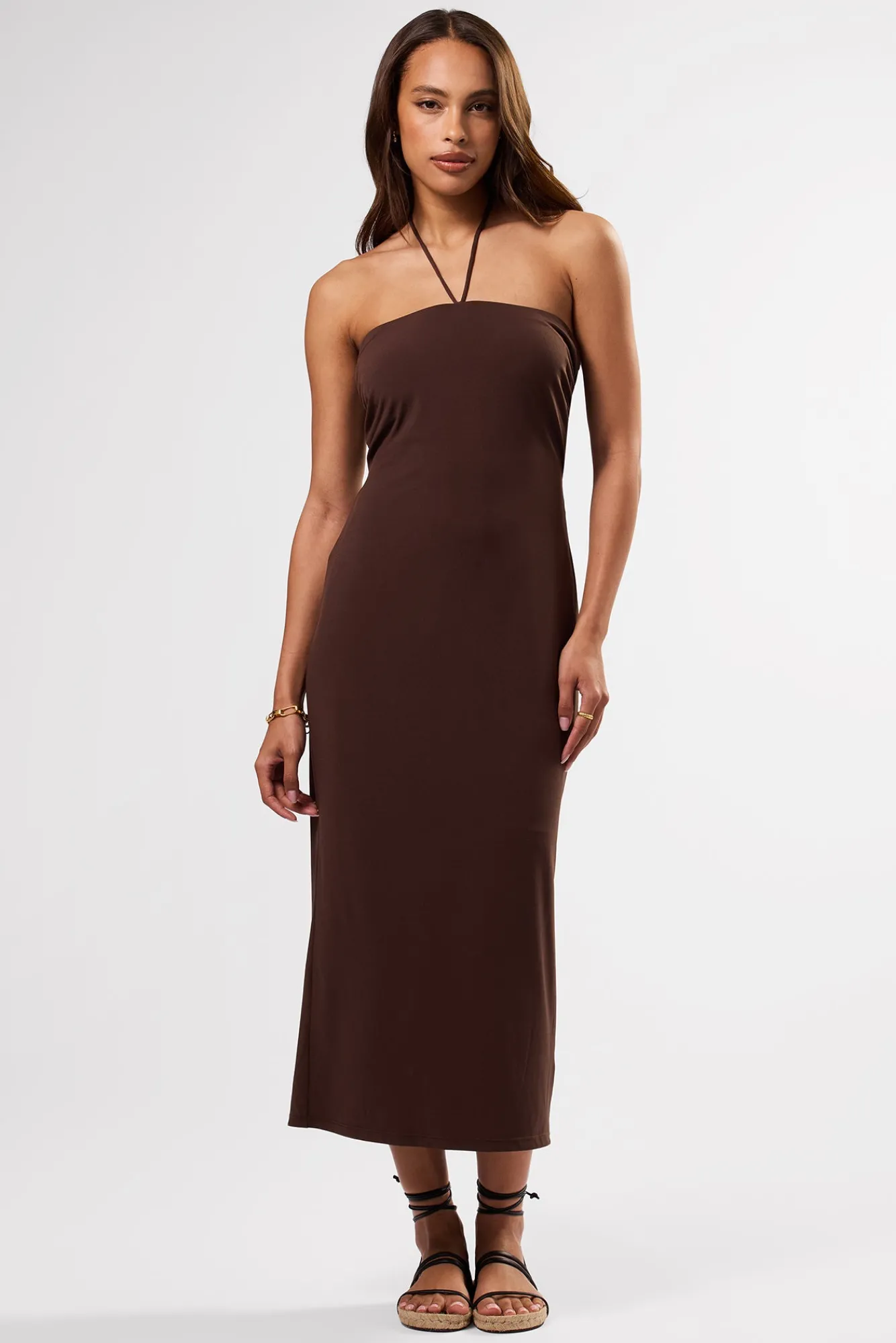 Amour Vert Gio Stretch Knit Dress- Dresses|Clearance