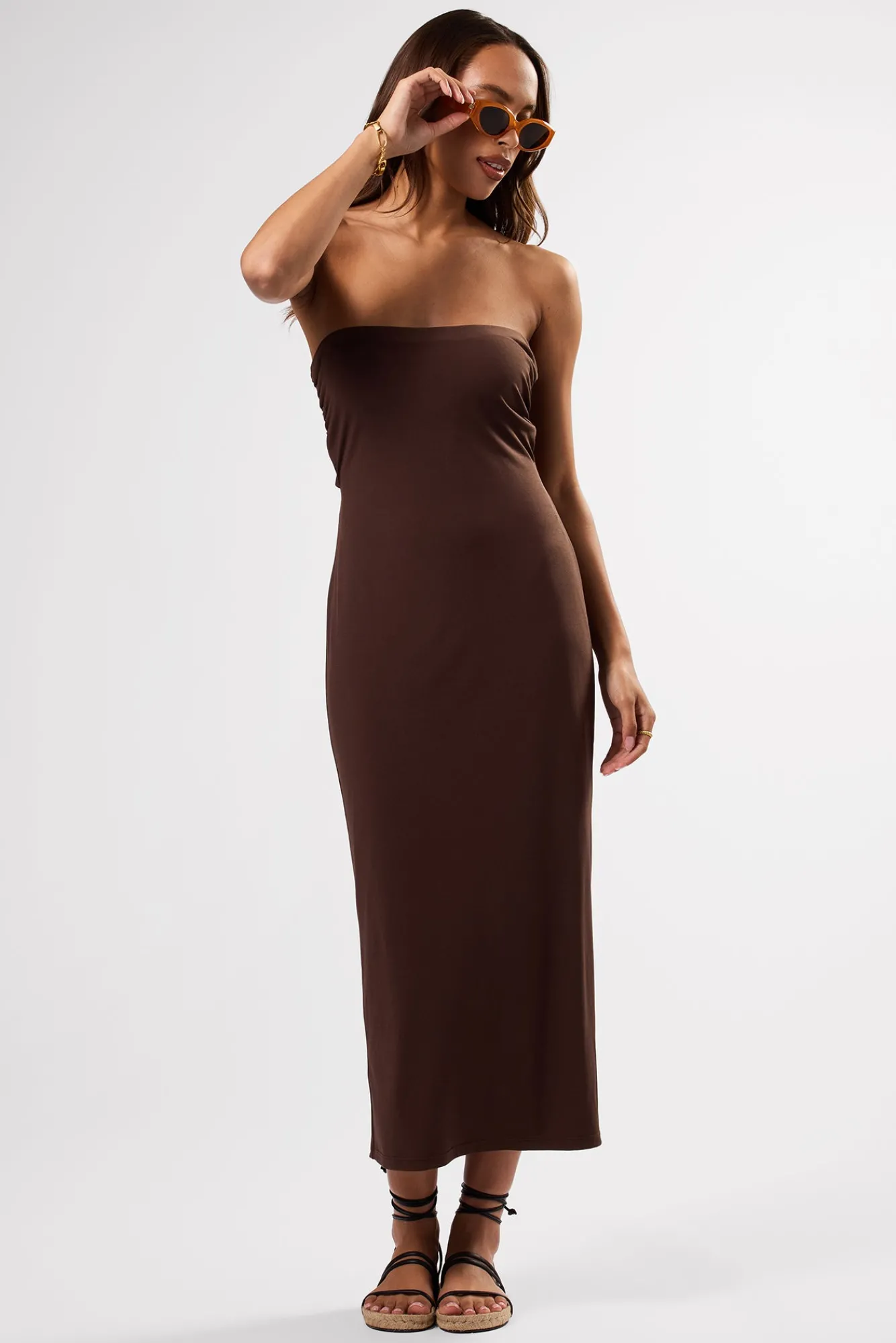 Amour Vert Gio Stretch Knit Dress- Dresses|Clearance