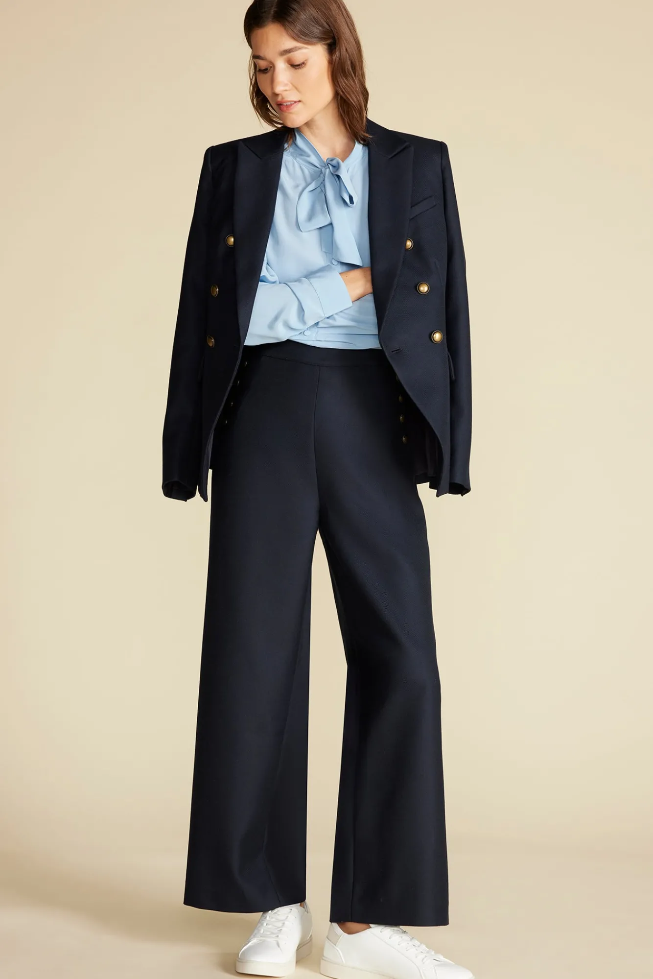 Amour Vert Sailor Wide Leg Trouser- Pants