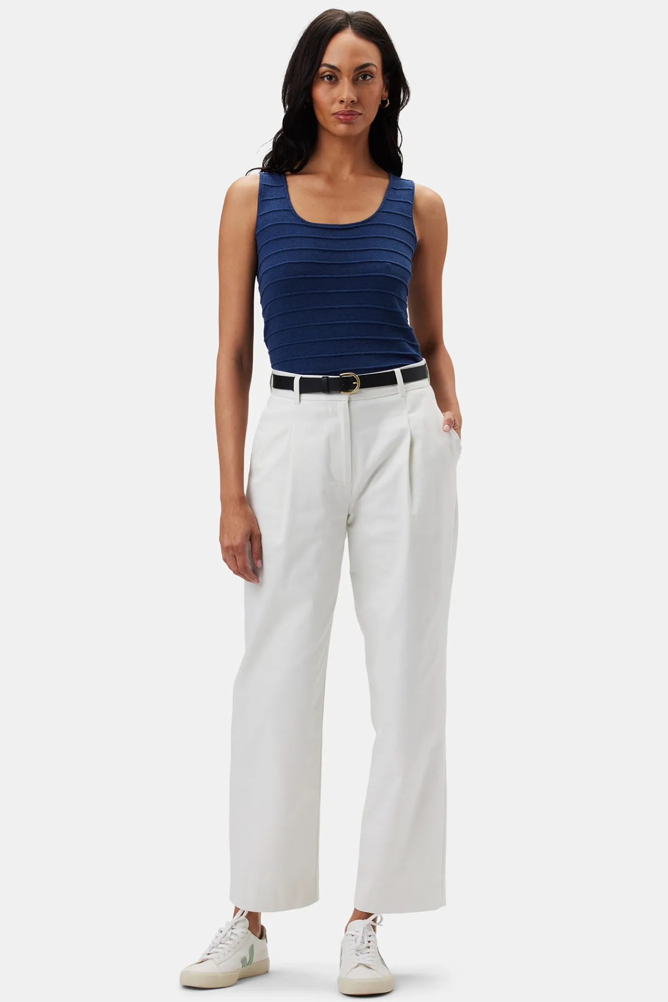 Amour Vert Pleated Wide Leg Trouser- Clearance