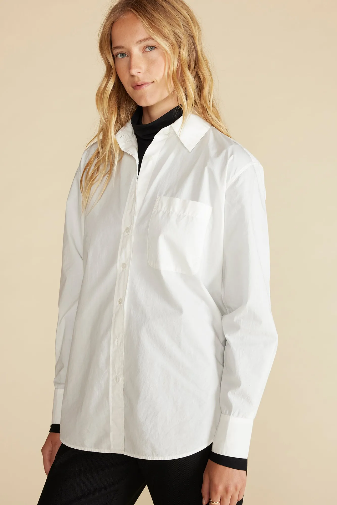 Amour Vert Henri Button Down Shirt- Blouses & Shirts|Tops