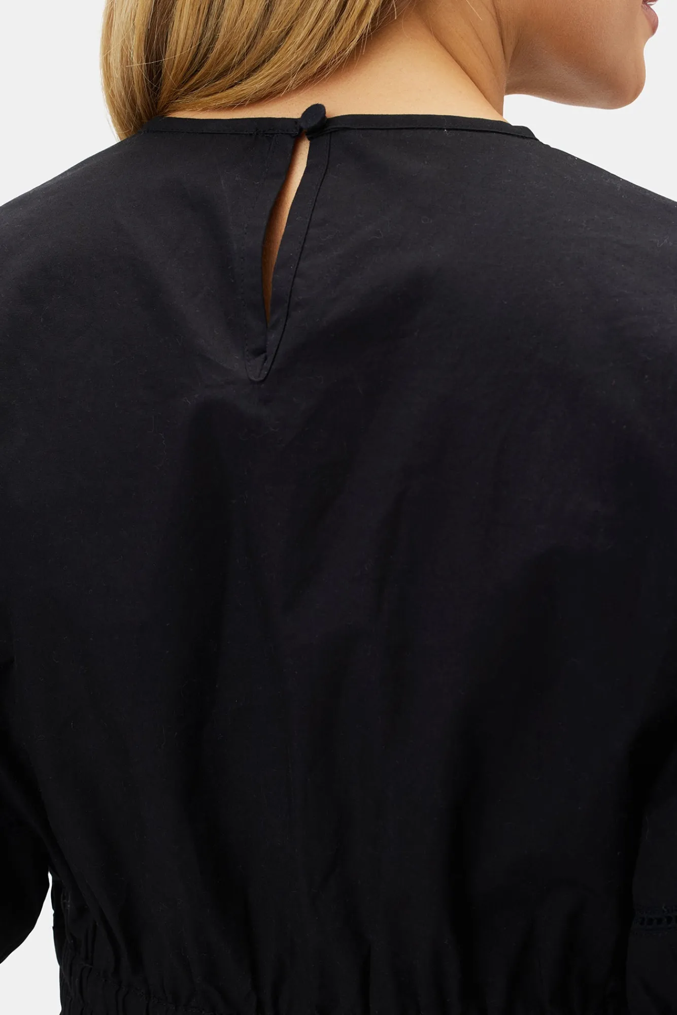 Amour Vert Lisa Organic Cotton Poplin Top- Tops|Clearance