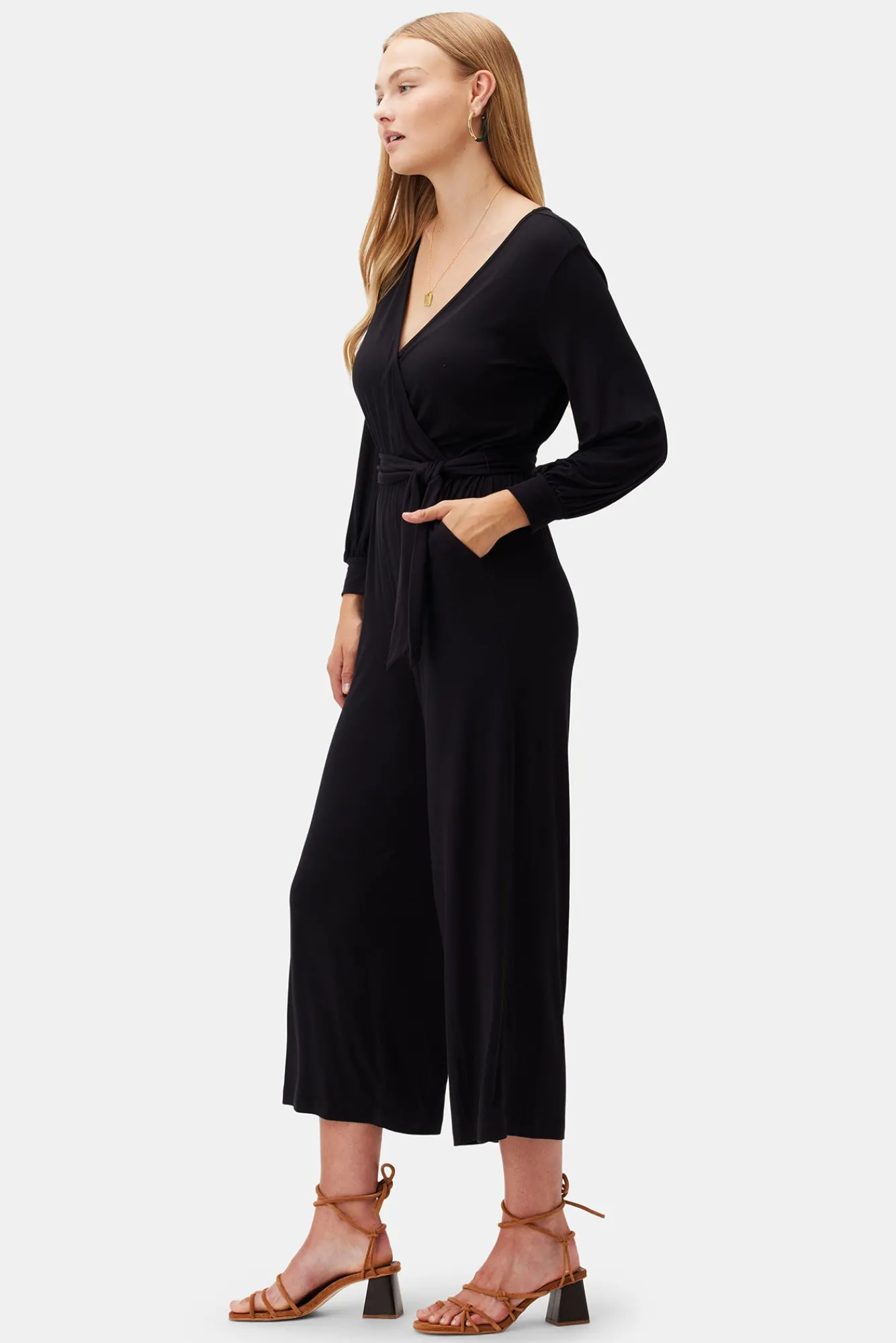 Amour Vert Everley Modal Jumpsuit- Jumpsuits|Clearance