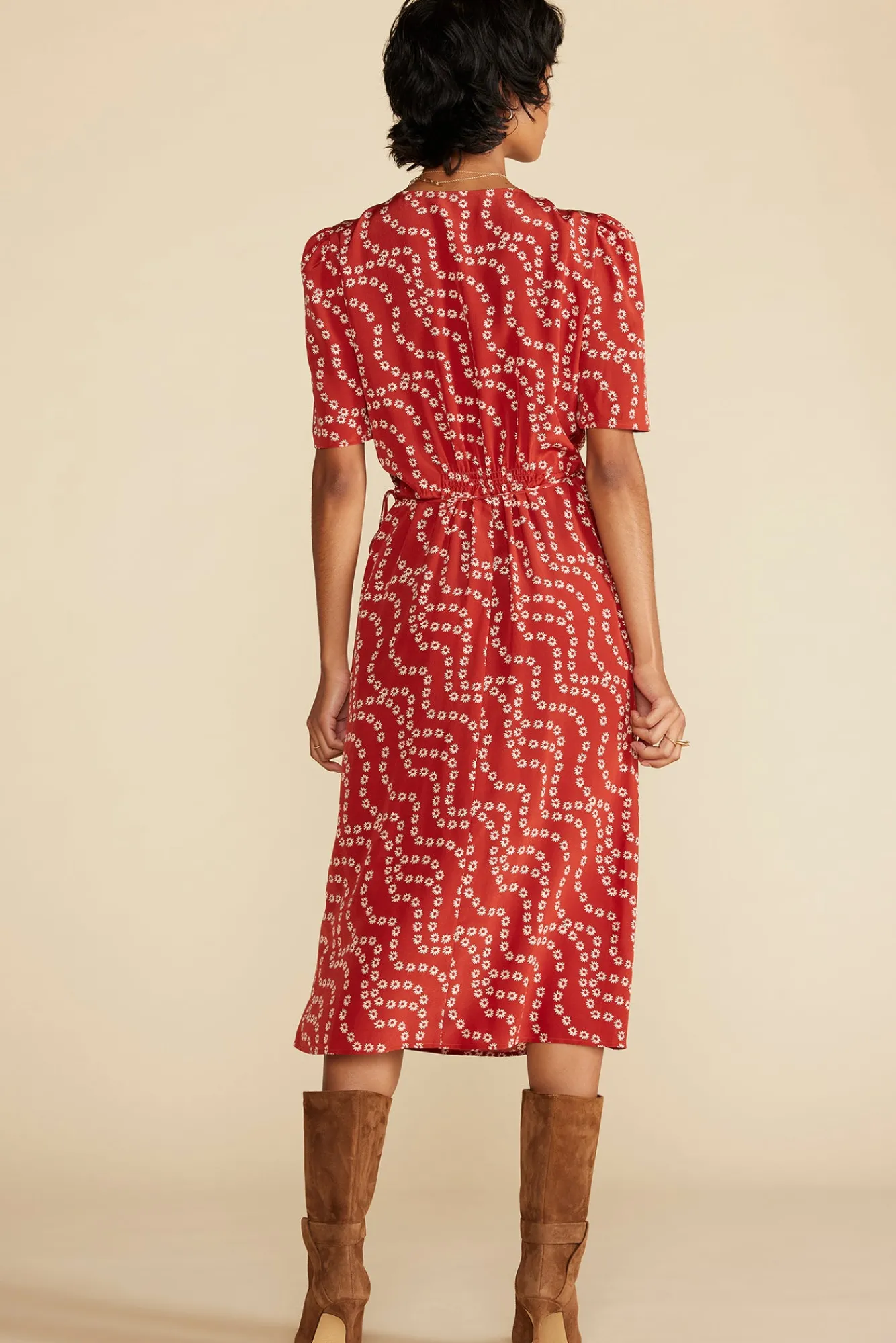 Amour Vert Nicolette Washable Silk Dress- Dresses