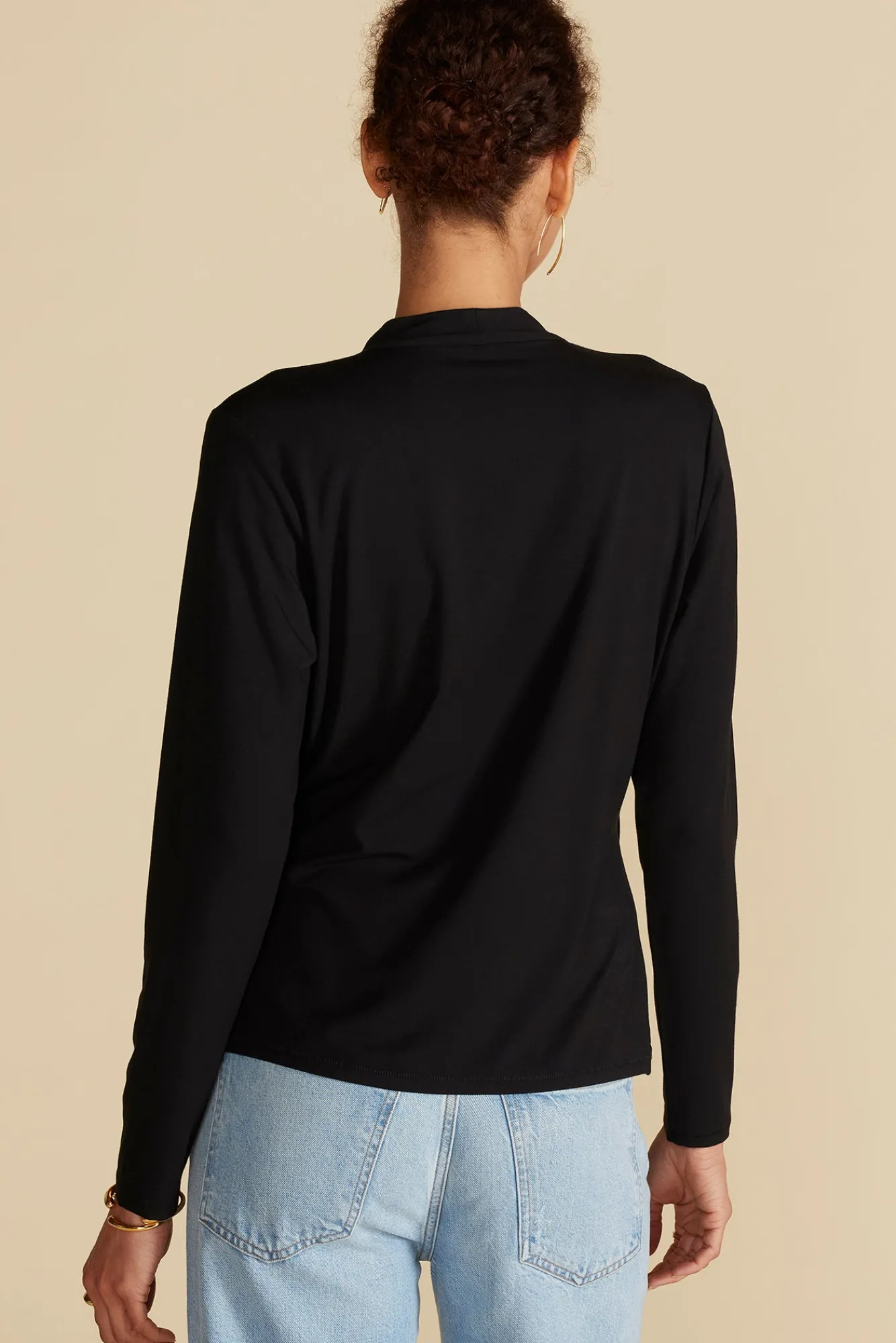 Amour Vert Calais Bamboo Knit Blouse- Blouses & Shirts|Tops