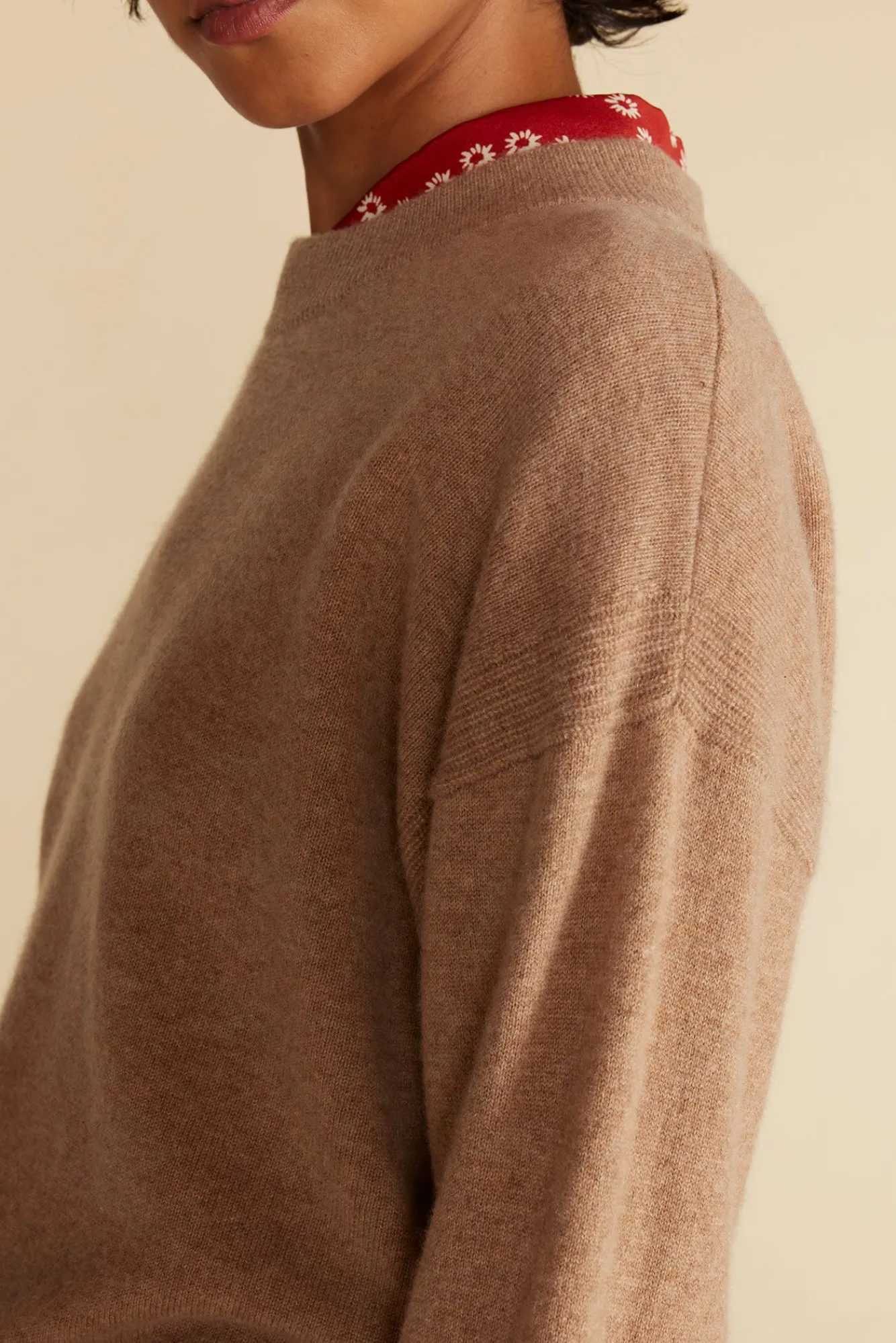 Amour Vert Pearl Cashmere Sweater- Sweaters & Cardigans