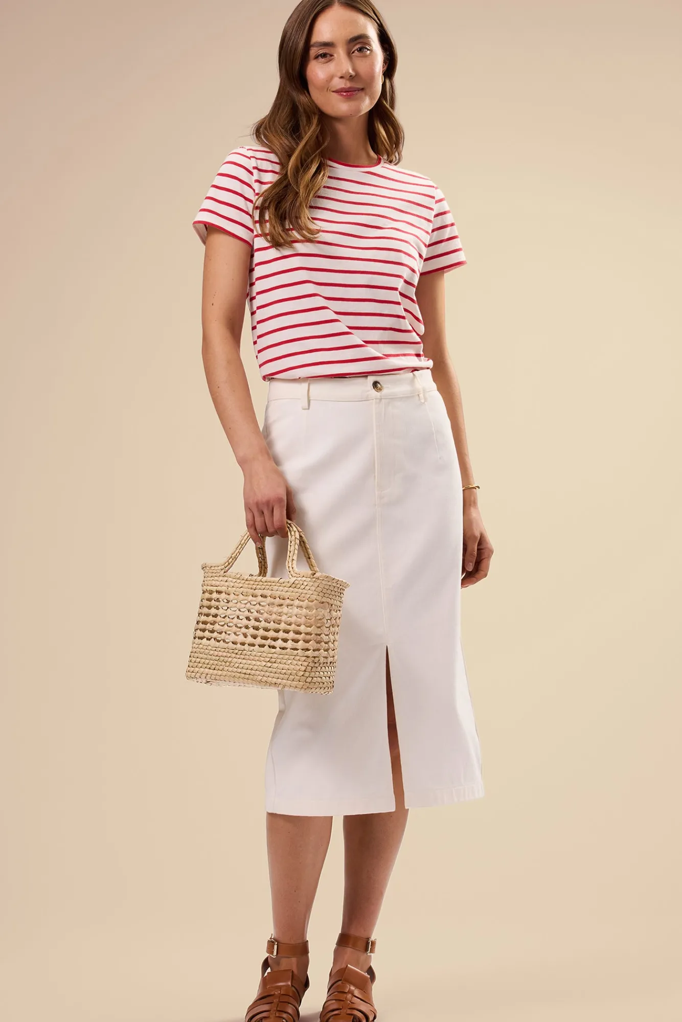 Amour Vert Berkeley Organic Cotton Tee- Tops|Tees