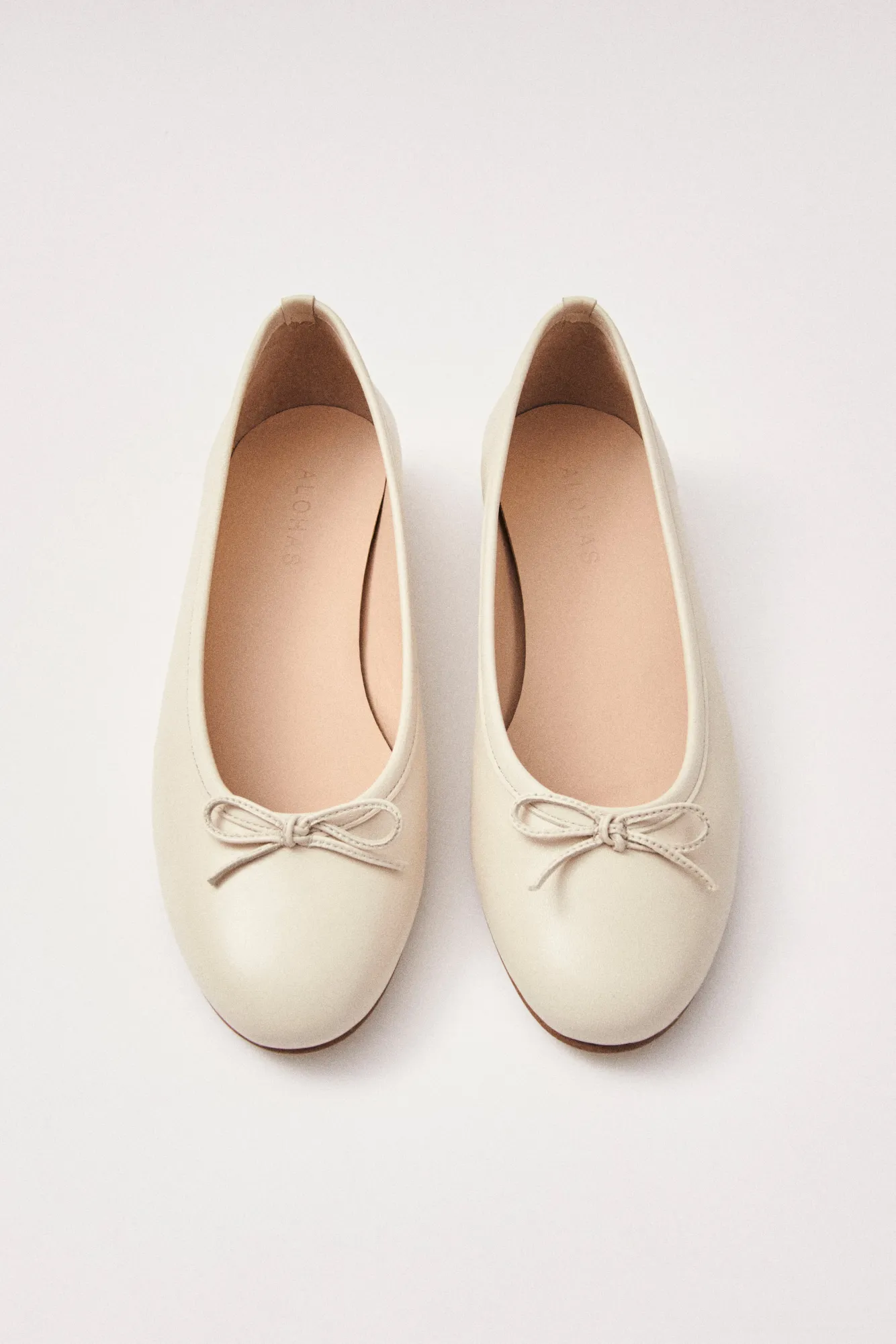 Amour Vert Alohas Oriana Leather Ballet Flats- Shoes