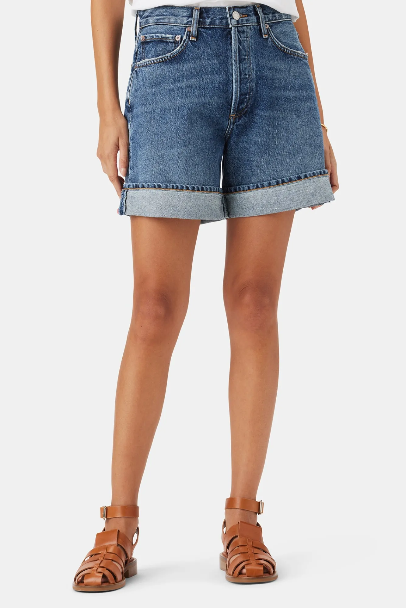 Amour Vert AGOLDE Dame Denim Short- Clearance