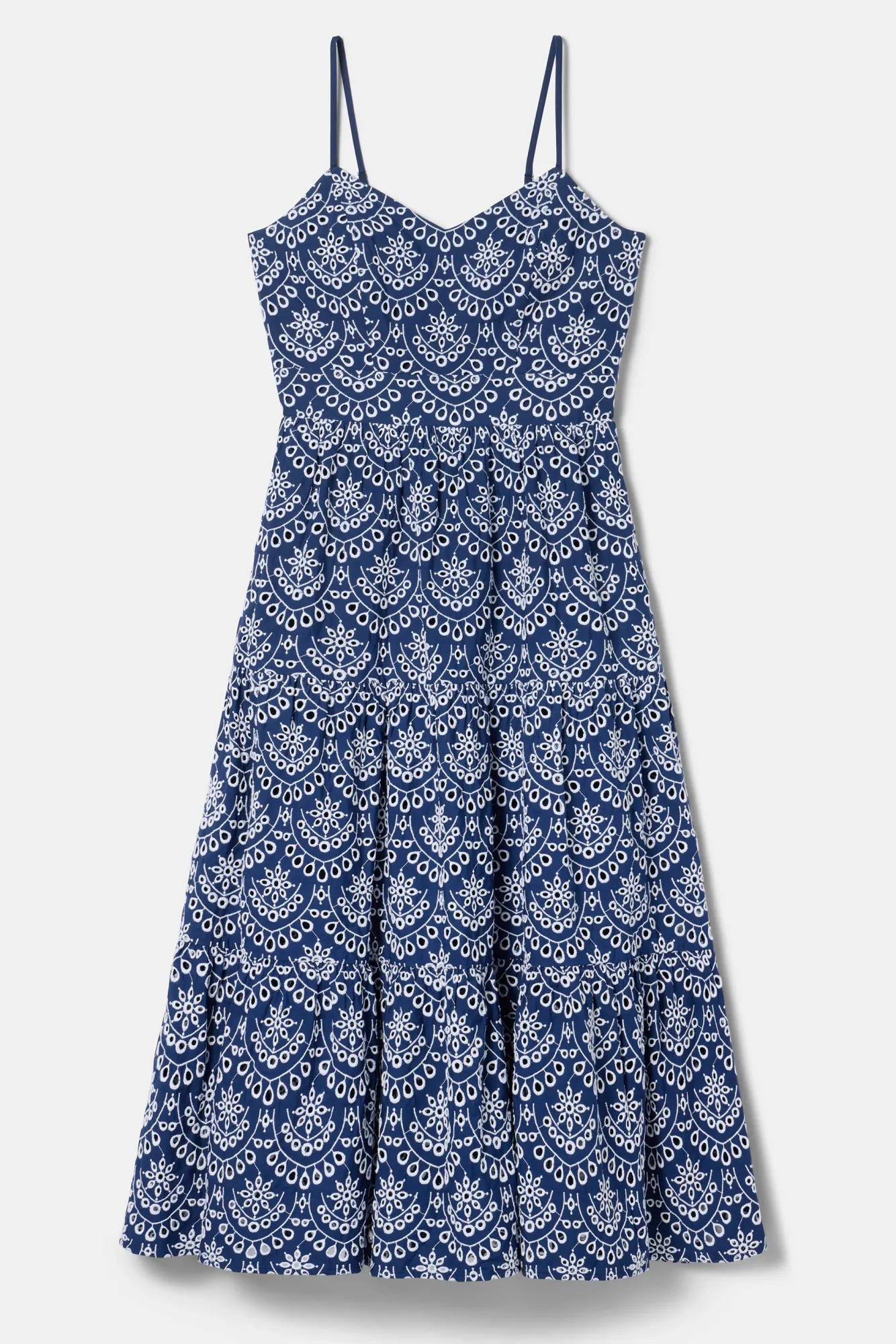 Amour Vert Eyelet Organic Cotton Dress- Dresses|Clearance