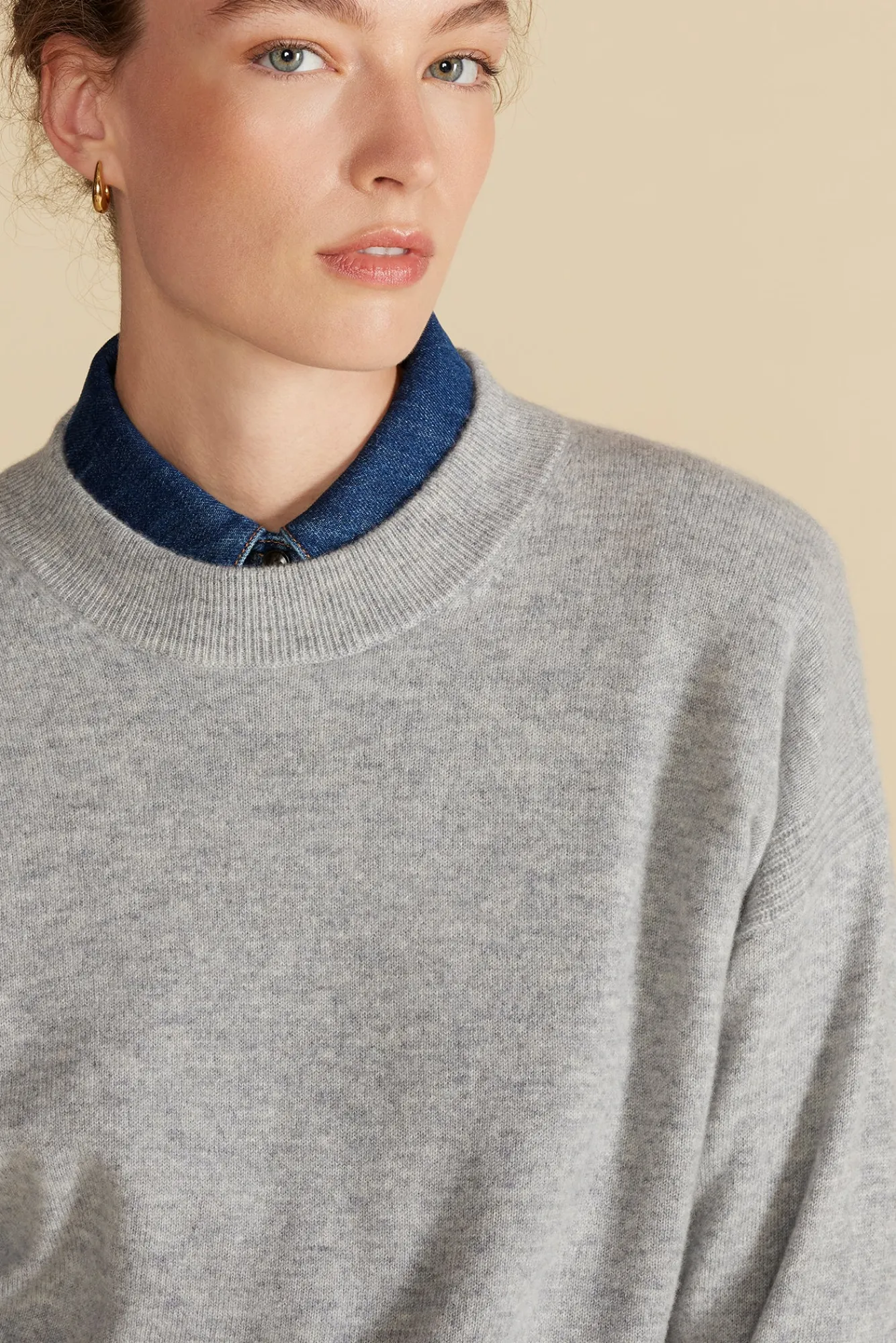 Amour Vert Pearl Cashmere Sweater- Sweaters & Cardigans