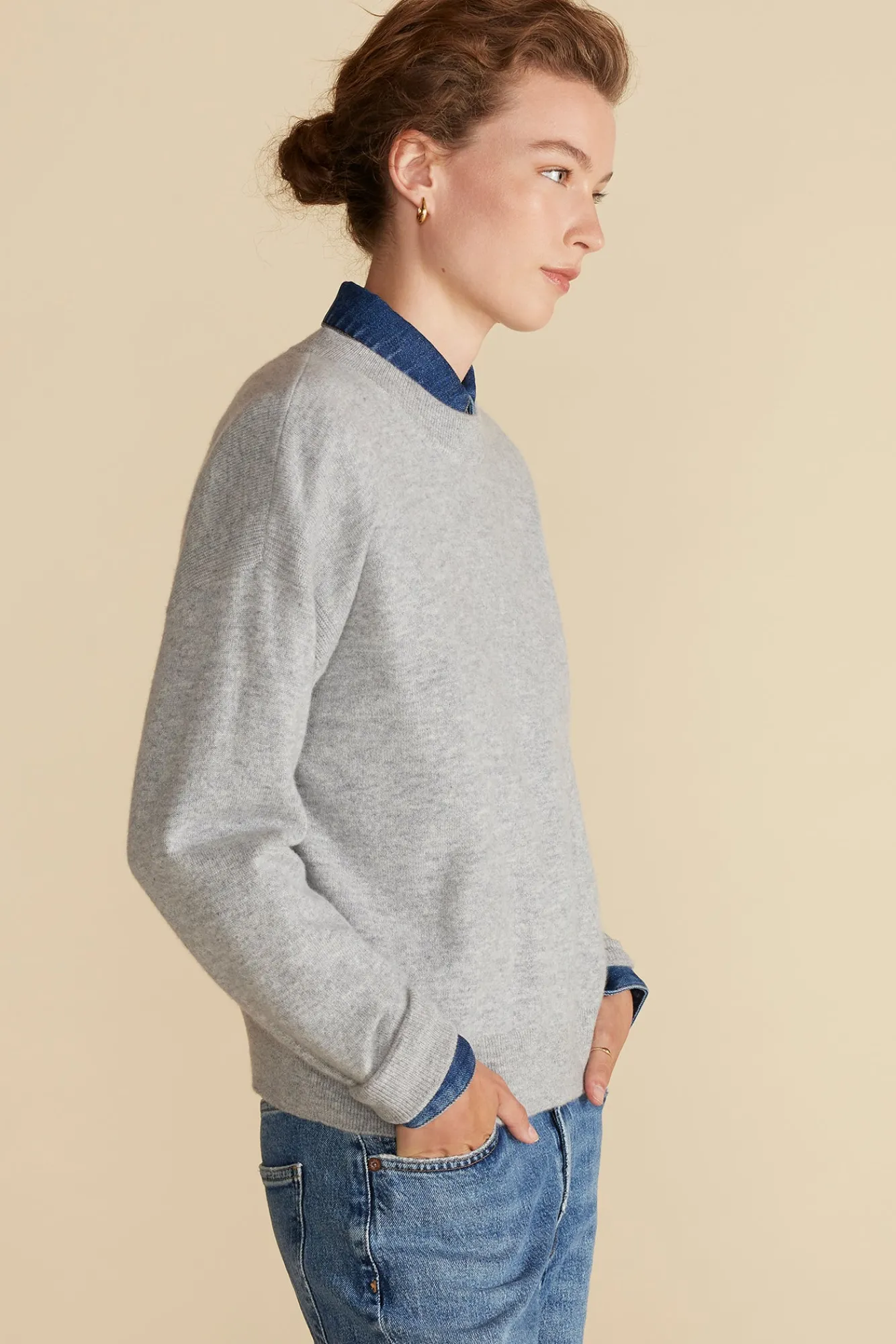 Amour Vert Pearl Cashmere Sweater- Sweaters & Cardigans