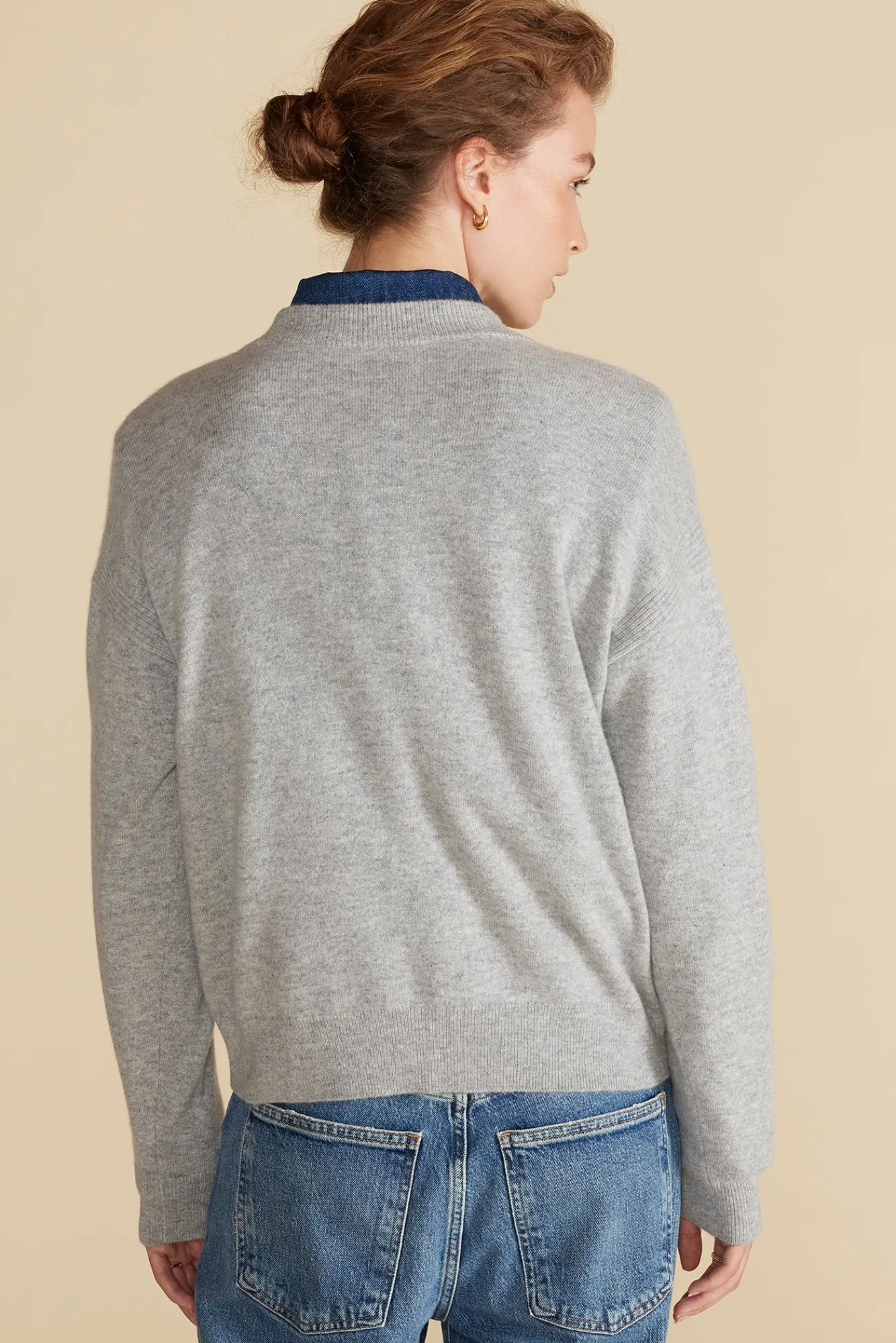 Amour Vert Pearl Cashmere Sweater- Sweaters & Cardigans