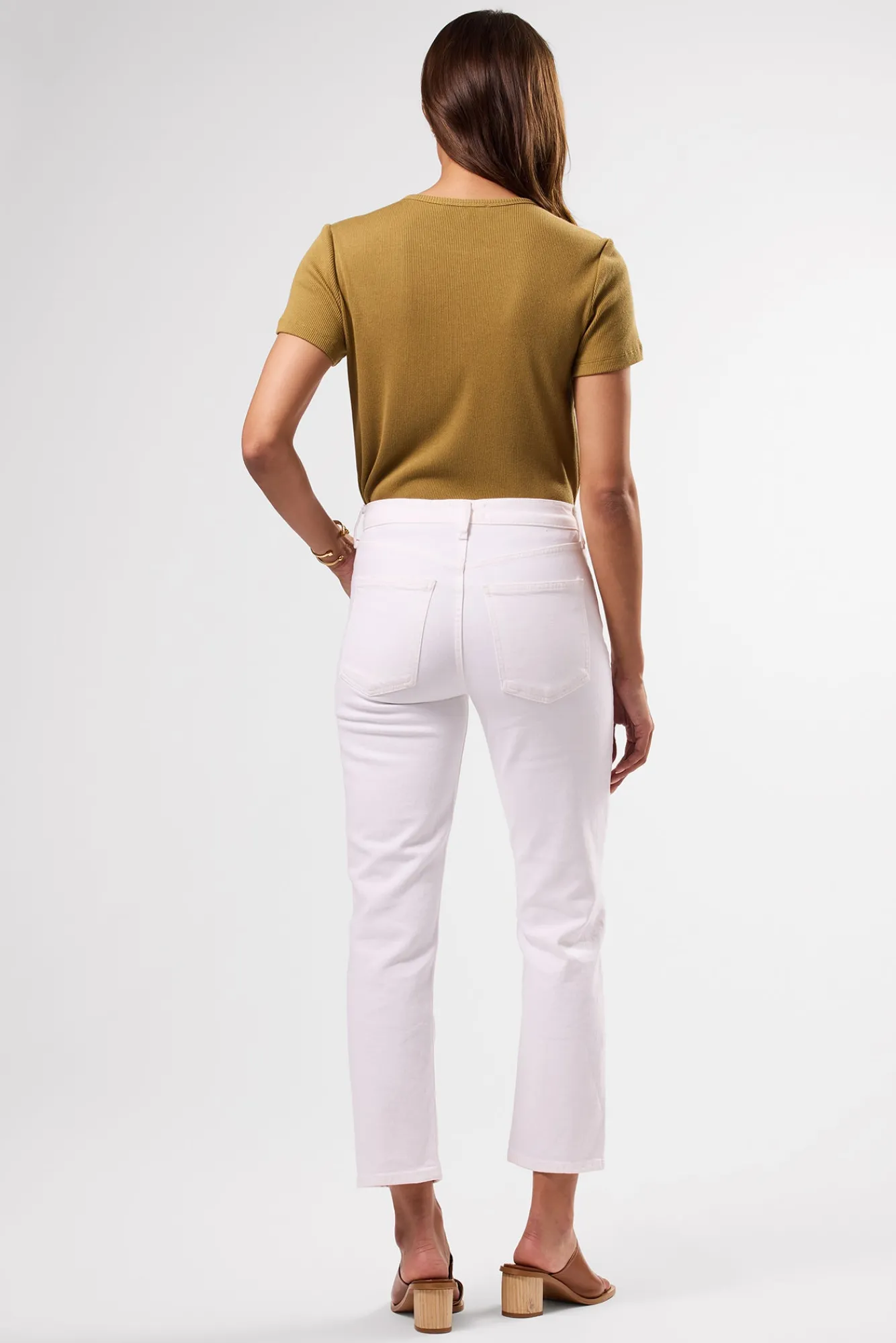 Amour Vert AGOLDE Kye Mid Rise Straight Crop- Denim|Pants