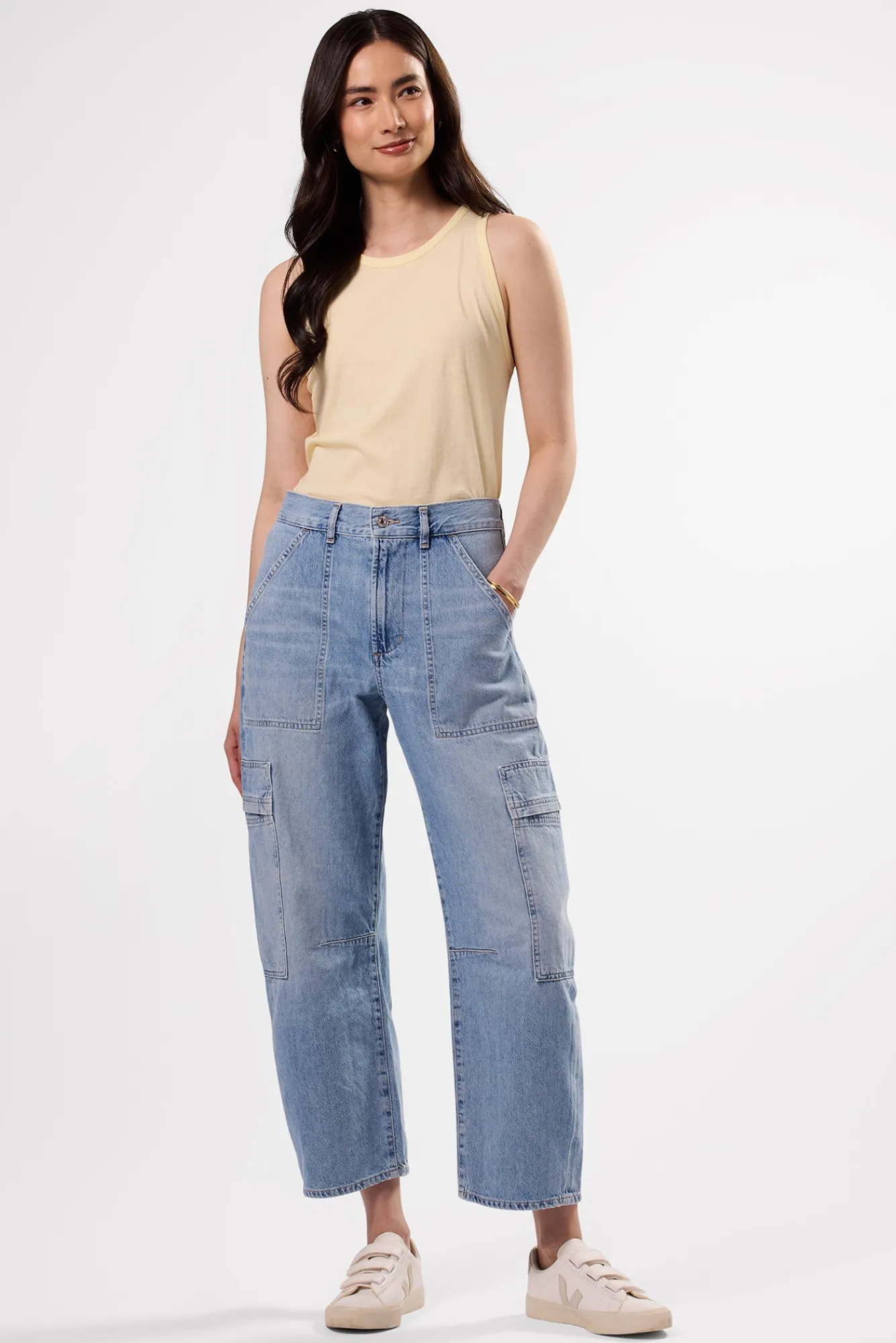 Amour Vert Citizens of Humanity Marcelle Low Slung Easy Cargo Pant- Pants|Clearance