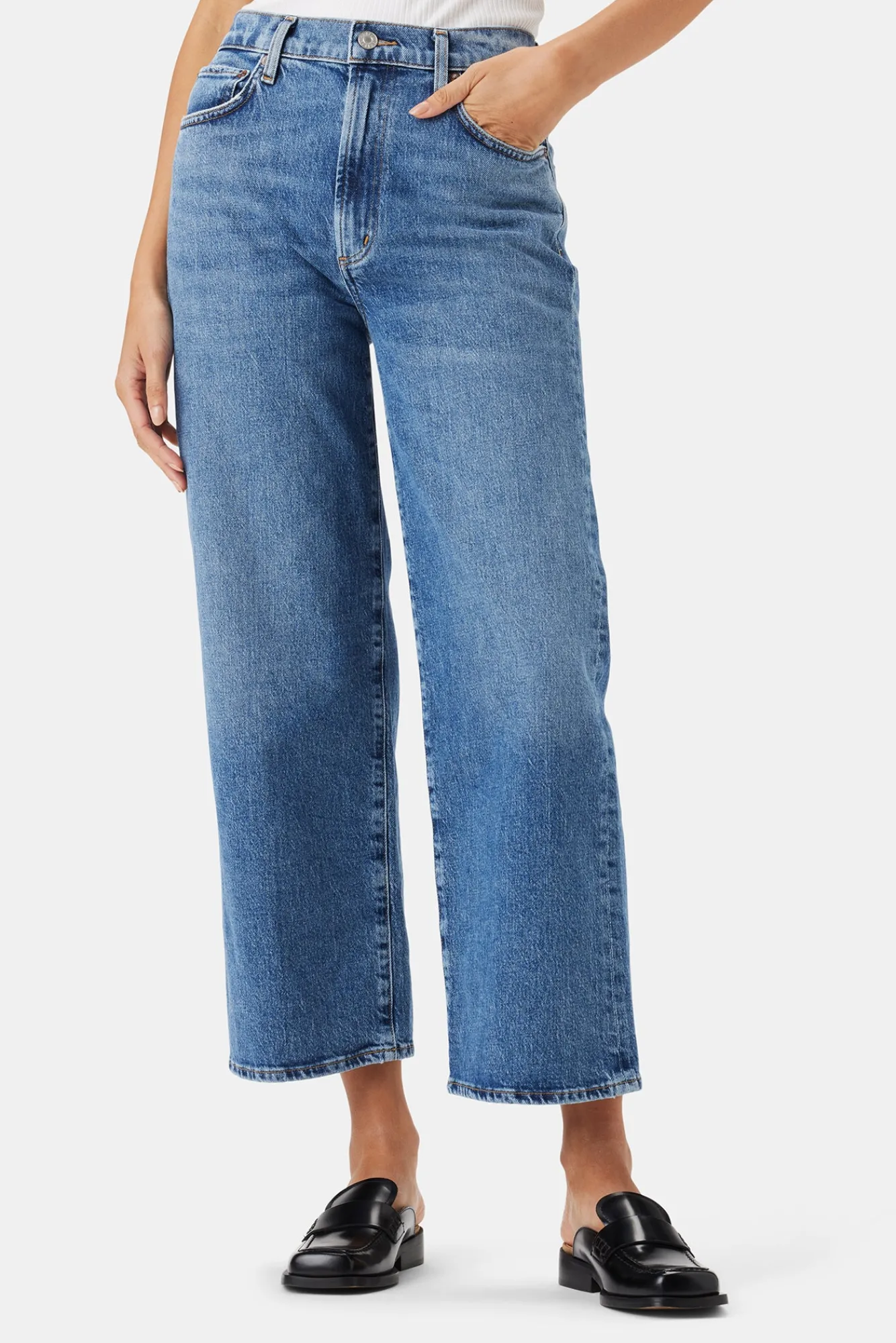 Amour Vert AGOLDE Harper Crop Jean- Pants|Denim
