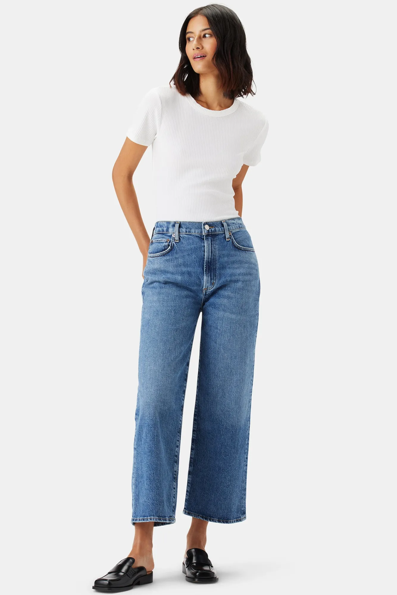 Amour Vert AGOLDE Harper Crop Jean- Pants|Denim
