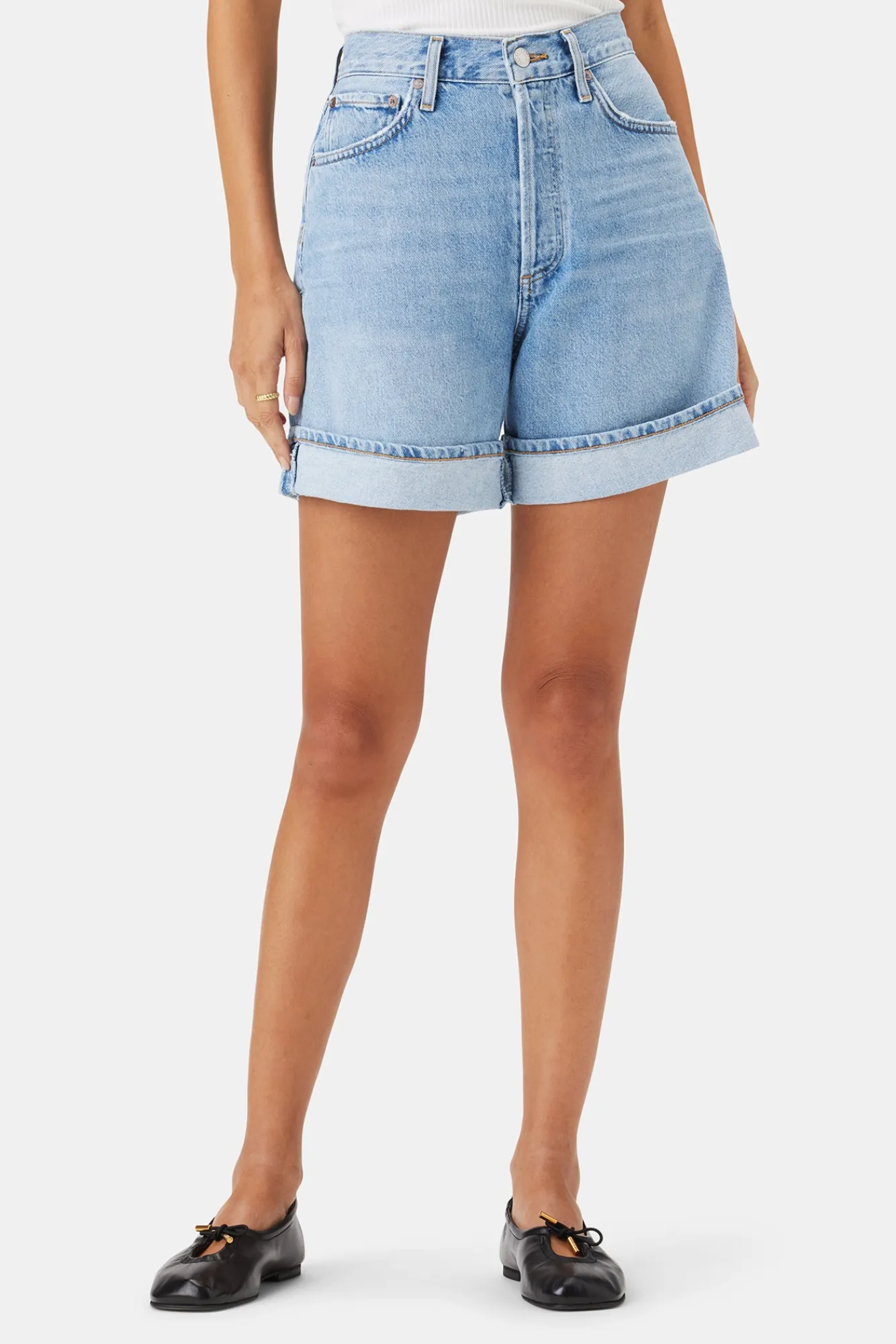 Amour Vert AGOLDE Dame Denim Short- Clearance