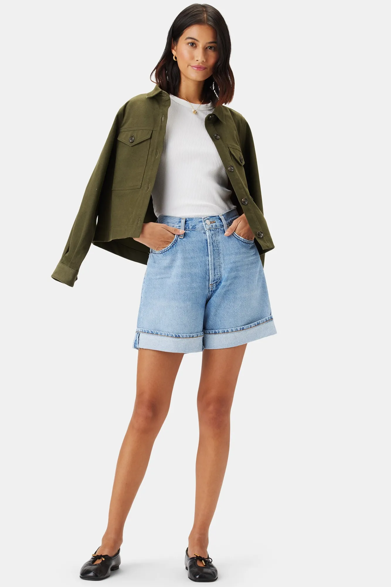 Amour Vert AGOLDE Dame Denim Short- Clearance