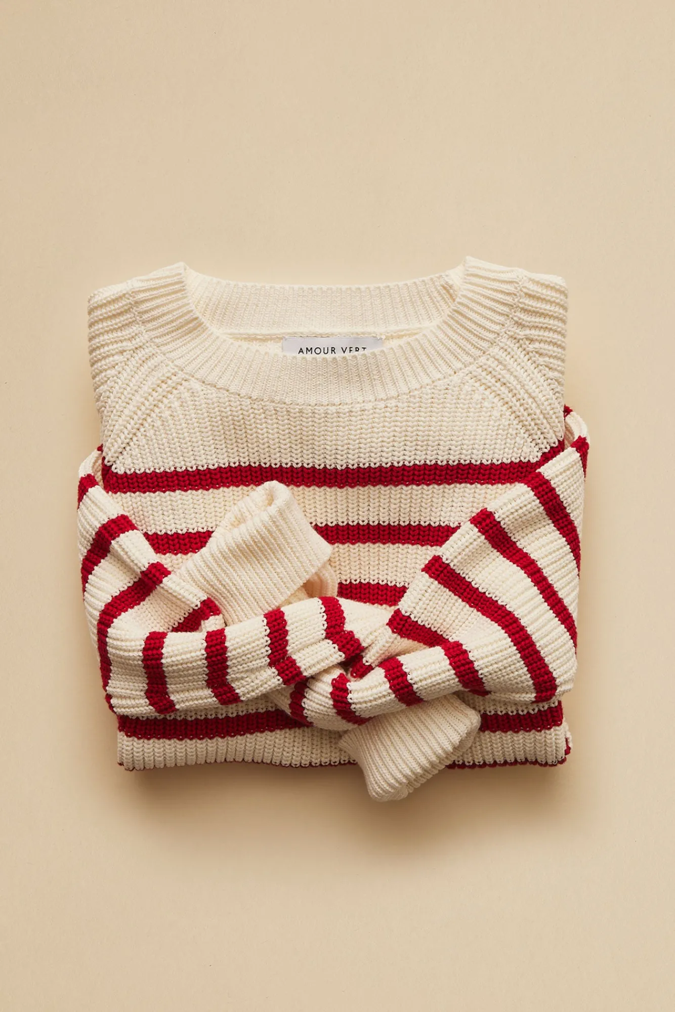 Amour Vert Layla Organic Cotton Sweater- Sweaters & Cardigans|Clearance