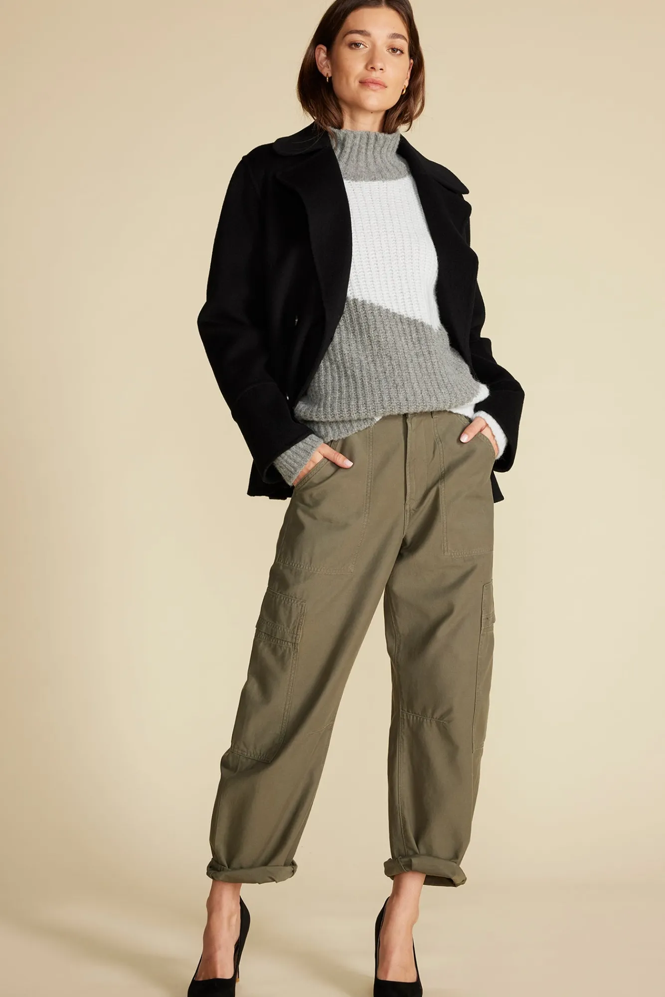 Amour Vert Veira Turtleneck Sweater- Sweaters & Cardigans