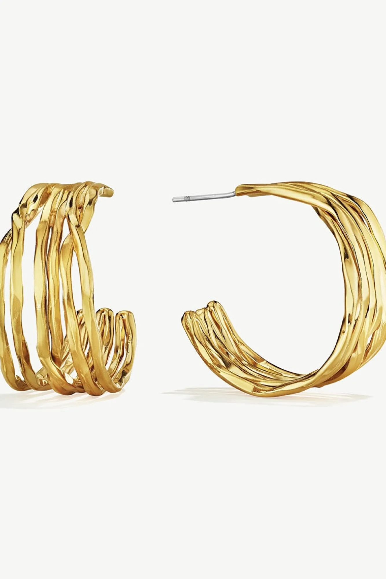 Amour Vert SOKO Nyundo Hoop Earrings- Jewelry