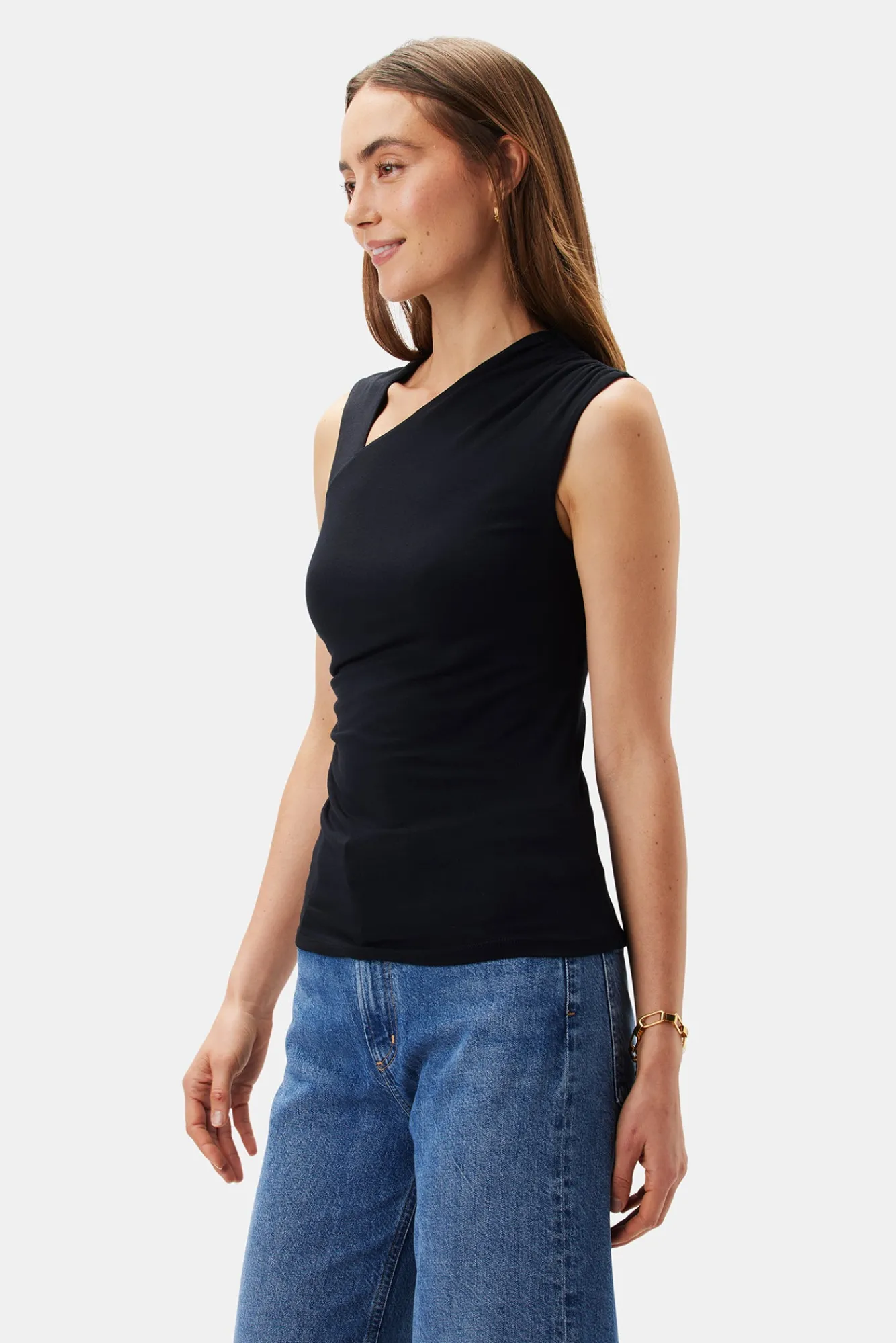 Amour Vert Monique Modal Tank- Tops|Clearance