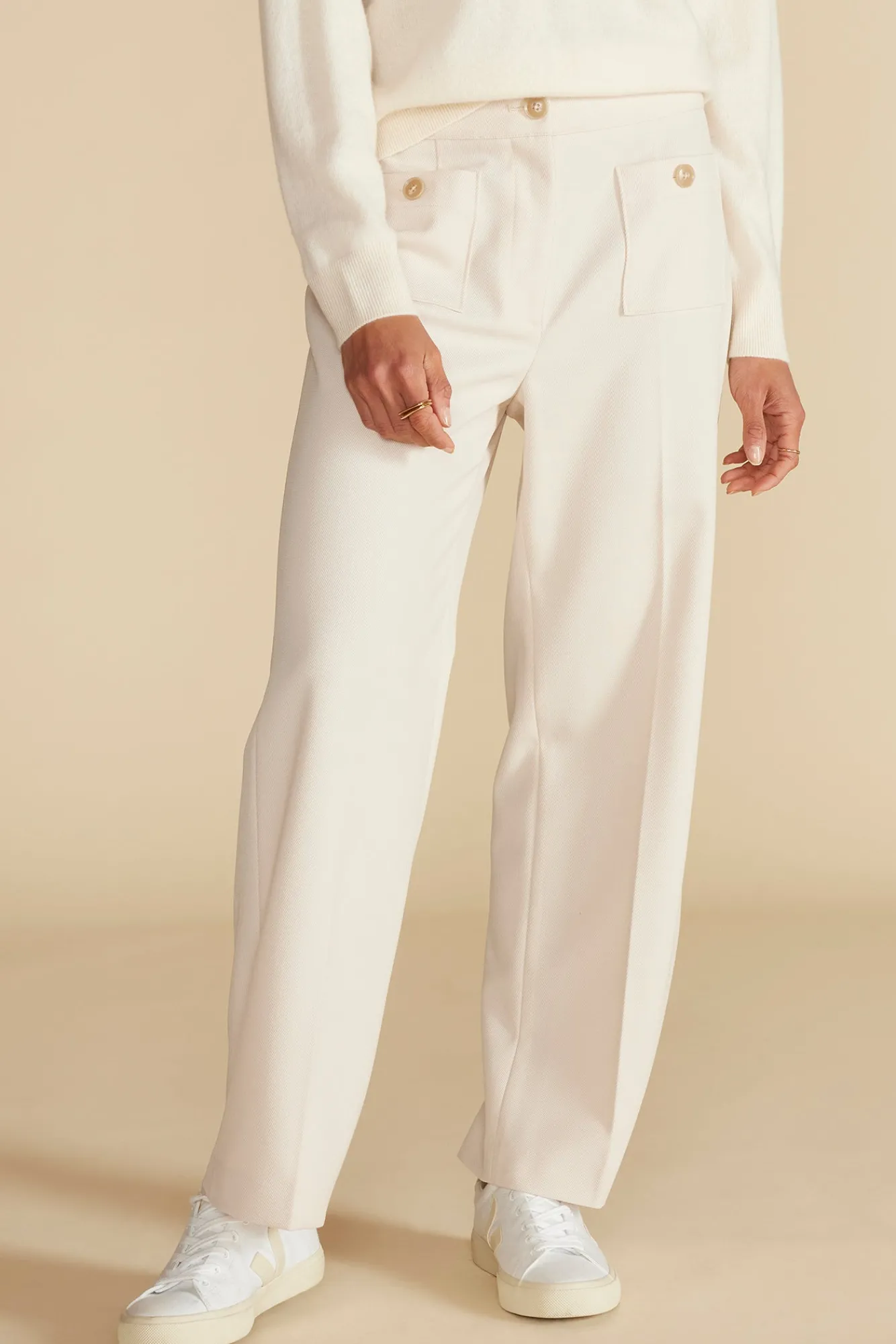 Amour Vert Alete Patch Pocket Pant- Pants|Clearance